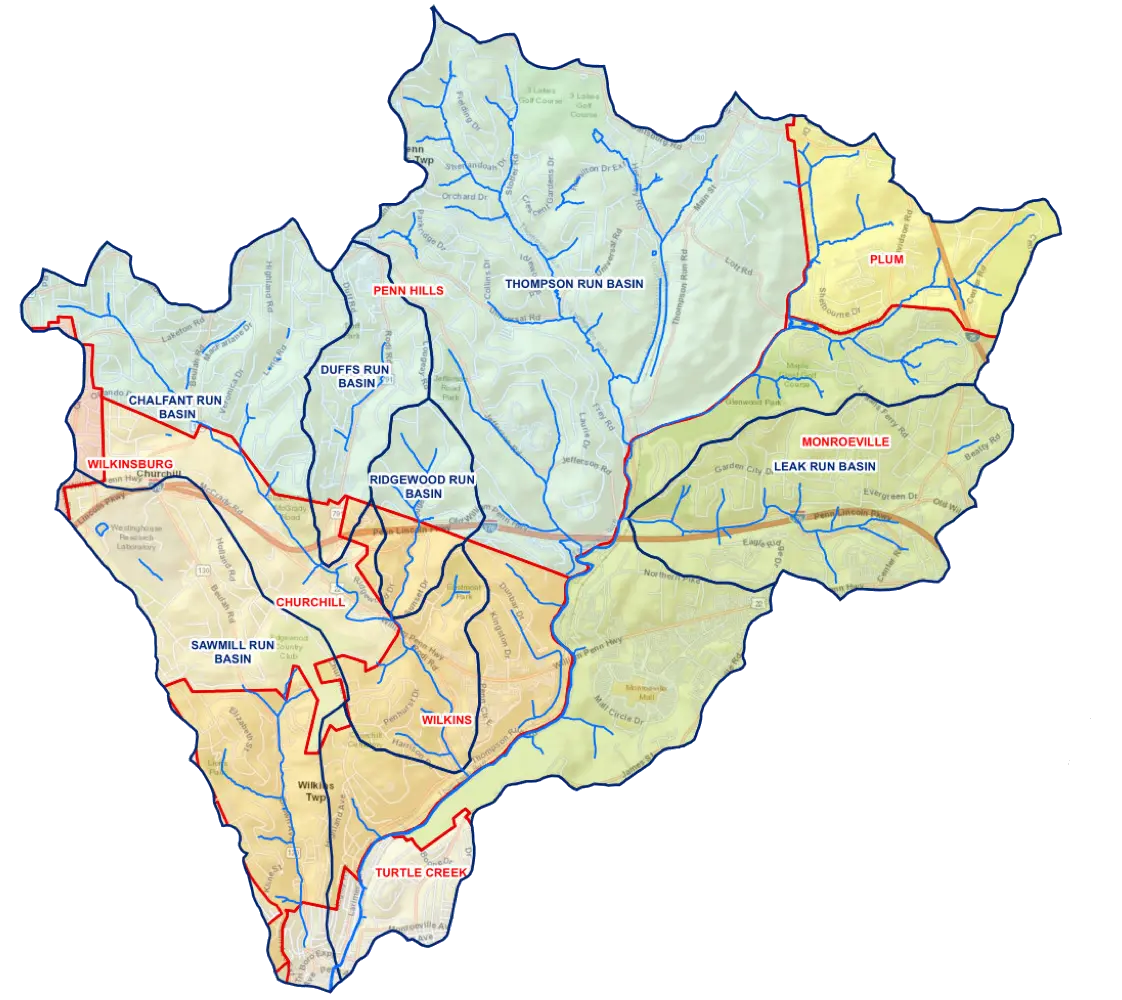 chalfant run thompson run map